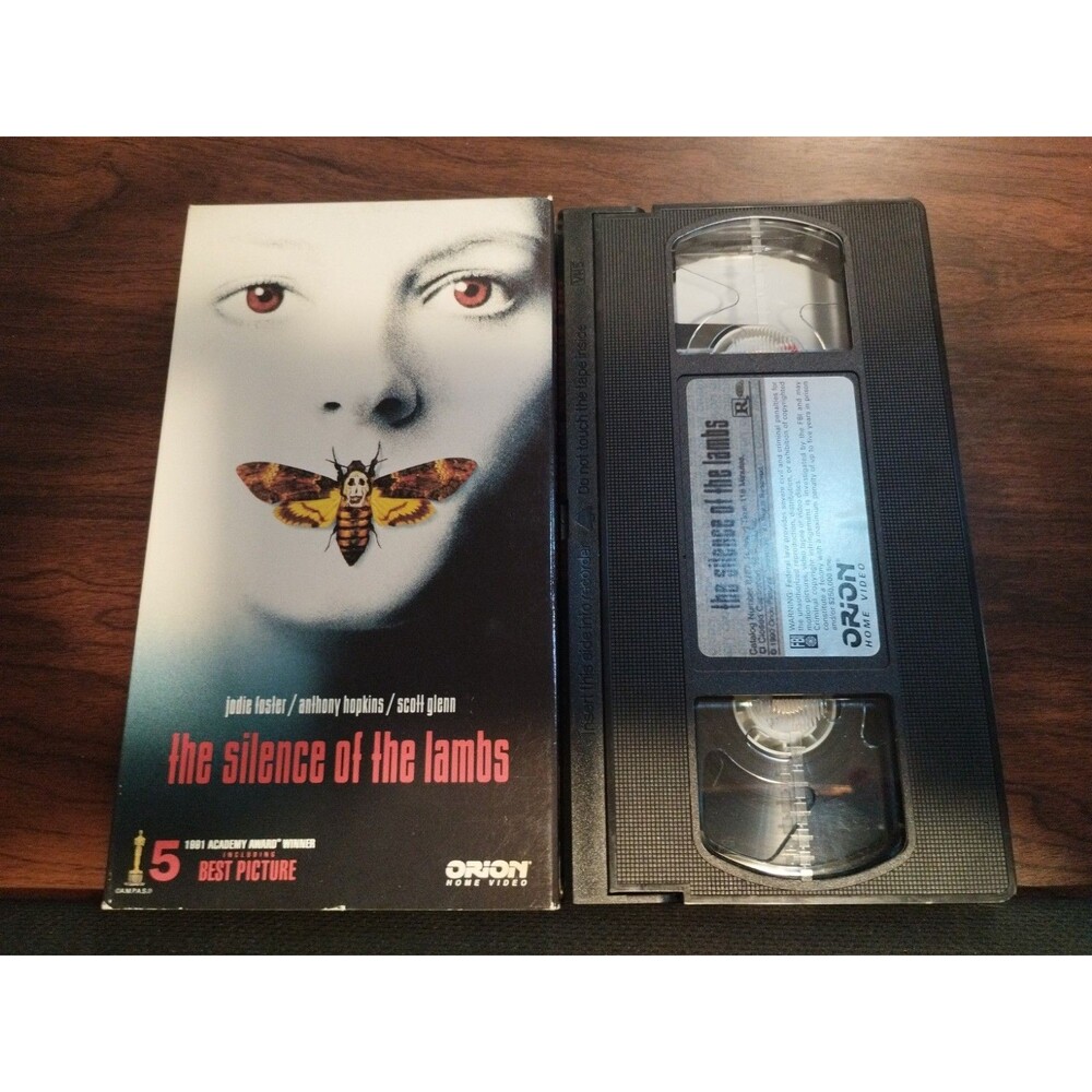 The Silence of the Lambs (VHS, 1991) Jodie Foster, Anthony Hopkins